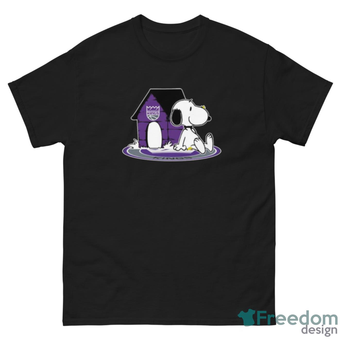 NBA Basketball Sacramento Kings Snoopy The Peanuts Movie Shirt T Shirt - G500 Men’s Classic Tee