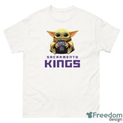 NBA Basketball Sacramento Kings Star Wars Baby Yoda Sport Gift T- Shirt - G500 Men’s Classic T-Shirt