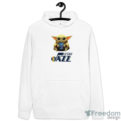 NBA Basketball Utah Jazz Star Wars Baby Yoda Shirt Product Photo 3