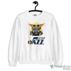 NBA Basketball Utah Jazz Star Wars Baby Yoda Shirt