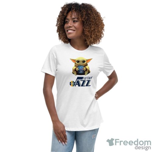 NBA Basketball Utah Jazz Star Wars Baby Yoda Shirt Product Photo 4