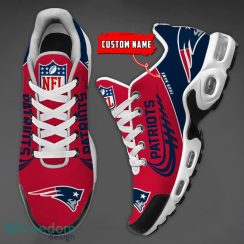 New England Patriots Air Cushion Sport Shoes Custom Name Gift For Men And Women Sport Fans Product Photo 3