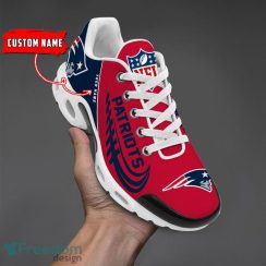 New England Patriots Air Cushion Sport Shoes Custom Name Gift For Men And Women Sport Fans