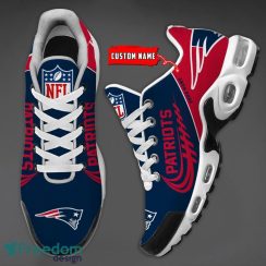 New England Patriots Custom Name Air Cushion Sport Shoes For Fans Product Photo 3