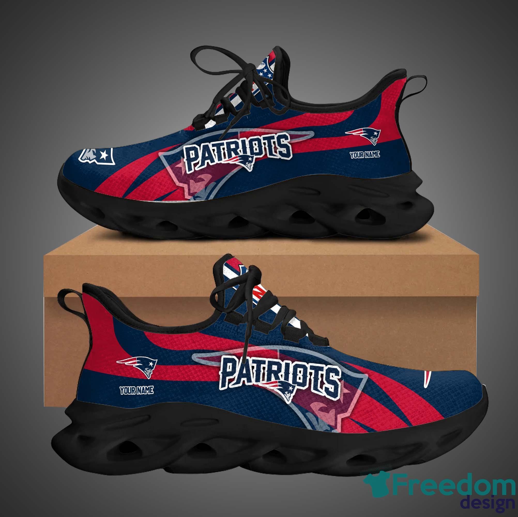 New England Patriots Personalized Name Clunky Sneakers Special Gifts For  Fans