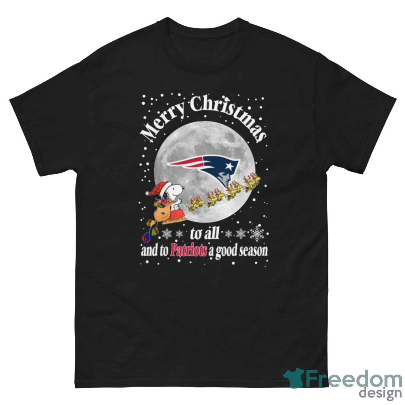 New England Patriots Merry Christmas To All And To Patriots A Good Season NFL Football Sports T Shirt - G500 Men’s Classic Tee