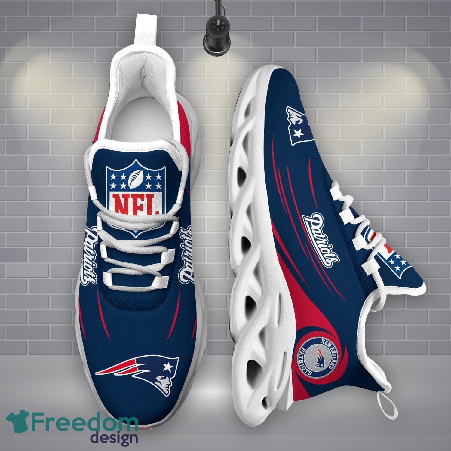 New England Patriots NFLMax Soul Shoes New Sport Gift Running Sneakers Product Photo 2