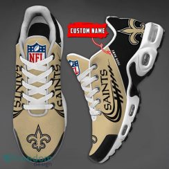 New Orleans Saints Air Cushion Sport Shoes Custom Name Gift For Men And Women Sport Fans Product Photo 3