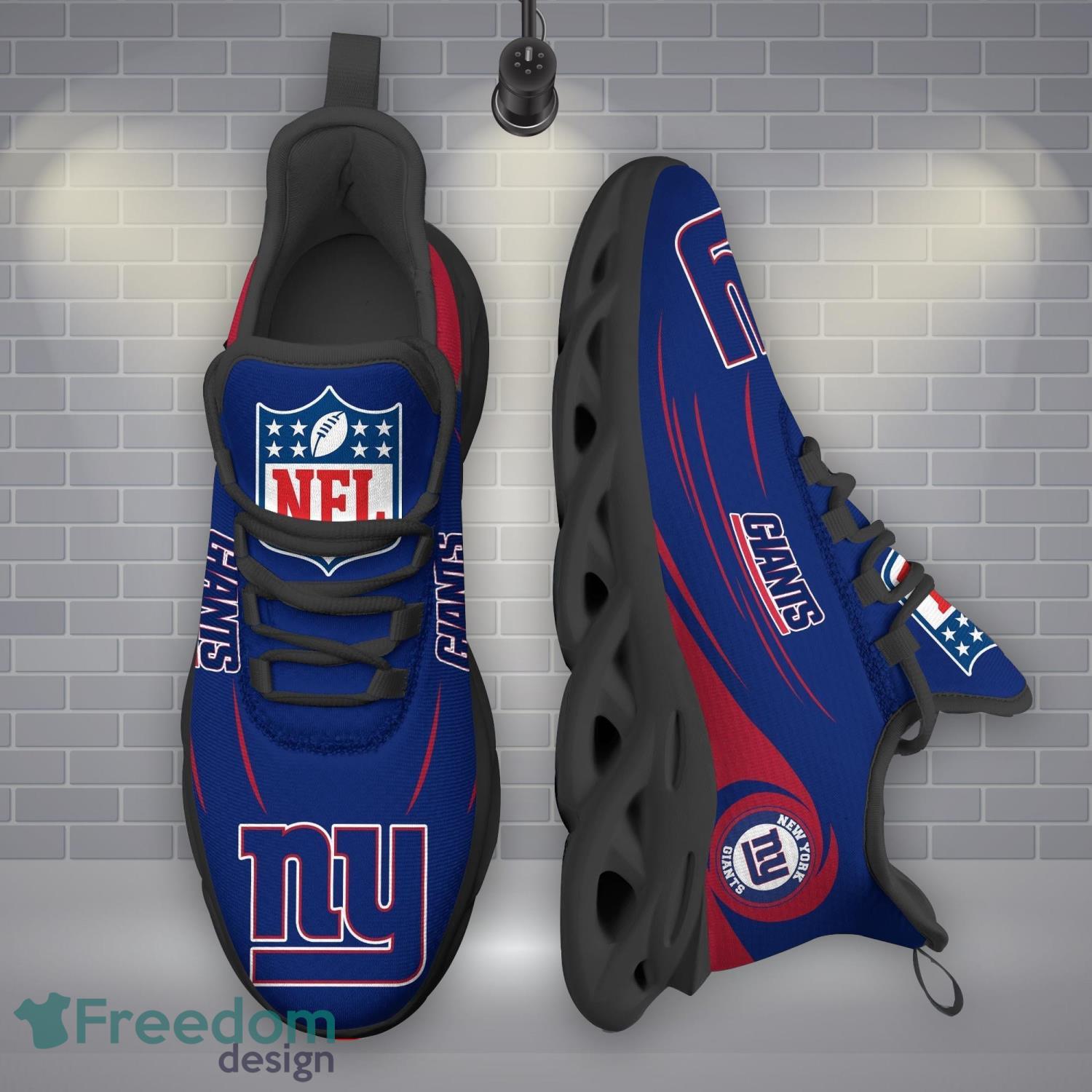 New York Giants NFLMax Soul Shoes New Sport Gift Running Sneakers Product Photo 1