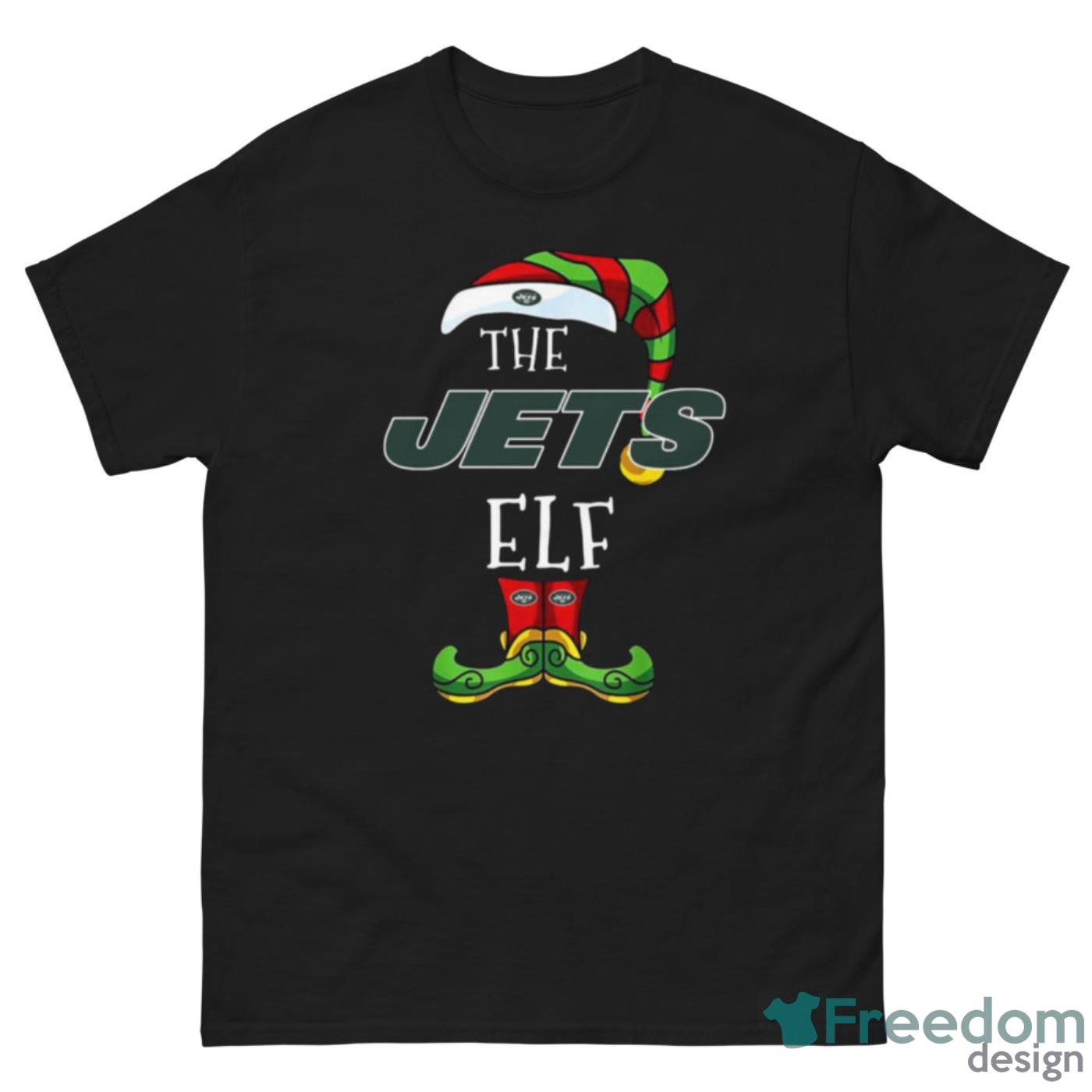 New York Jets Christmas ELF Funny NFL T Shirt - G500 Men’s Classic Tee