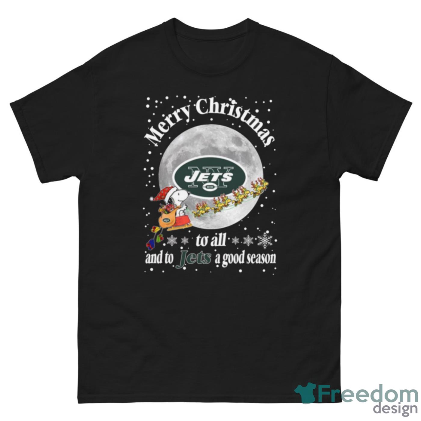 New York Jets Merry Christmas To All And To Jets A Good Season NFL Football Sports T Shirt - G500 Men’s Classic Tee