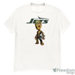 New York Jets NFL Football Groot Marvel Guardians Of The Galaxy T Shirt - G500 Men’s Classic T-Shirt