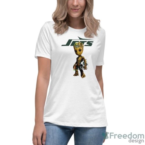 New York Jets NFL Football Groot Marvel Guardians Of The Galaxy T Shirt