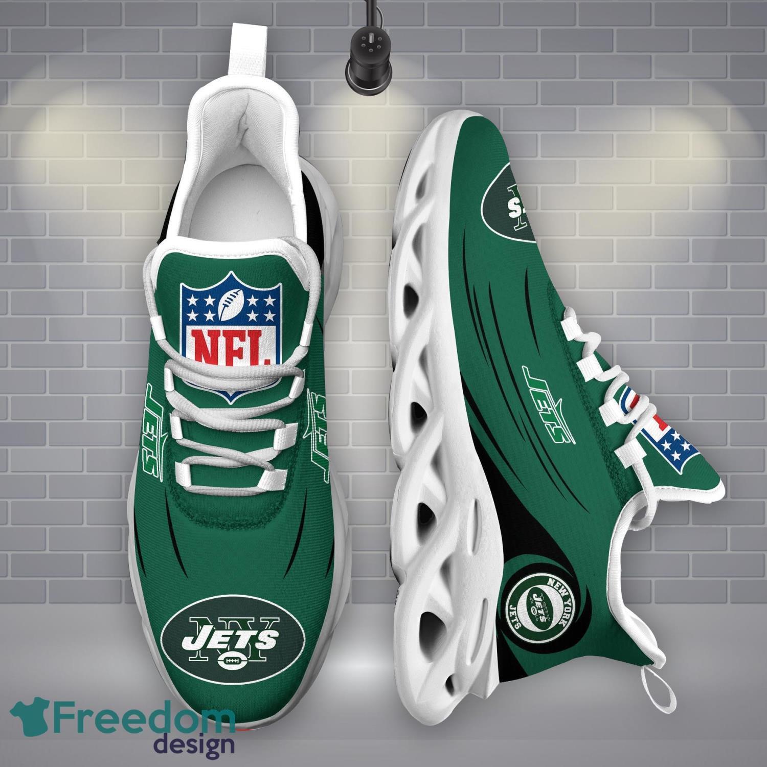 These New York Jets Nike running shoes are awesome