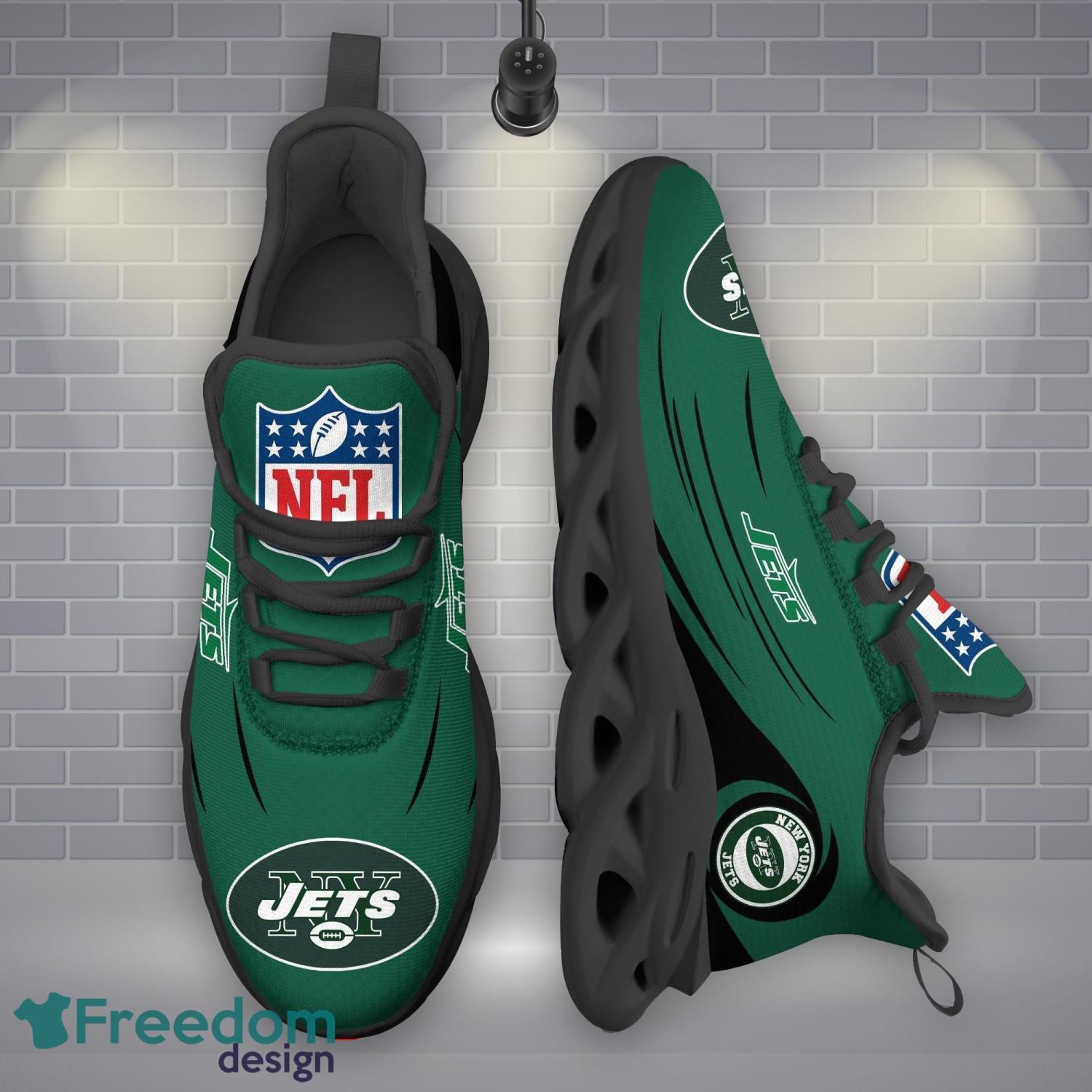 New York Jets NFLMax Soul Shoes New Sport Gift Running Sneakers Product Photo 1