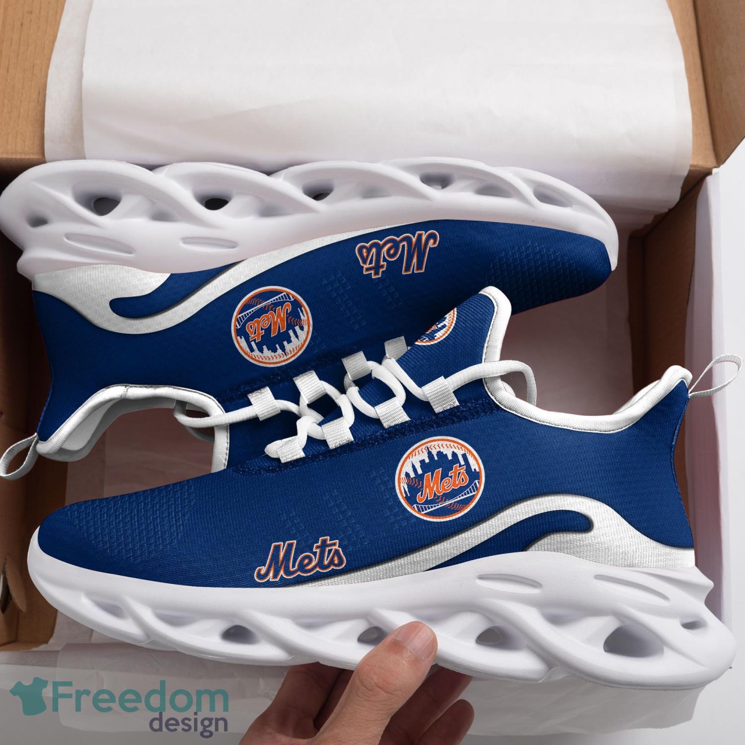 New York Mets Max Soul Shoes Clunky Sneakers Sport Gift For Men Women Product Photo 1