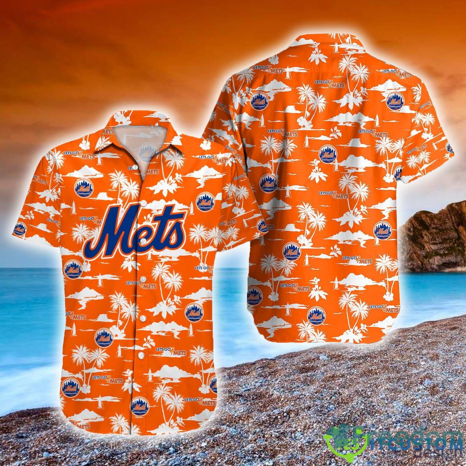 New York Mets American 3D All Over Print Flag Hawaiian Shirt For Men And  Women Gift Beach Holiday - Freedomdesign