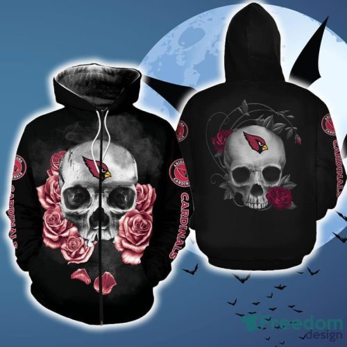 NFL Arizona Cardinals Design 2 Gift Fans 3D AOP Hoodie Zip Hoodie Skull Halloween Black For Mens - NFL Arizona Cardinals Design 2 Gift Fans 3D AOP Hoodie Zip Hoodie Skull Halloween Black For Mens