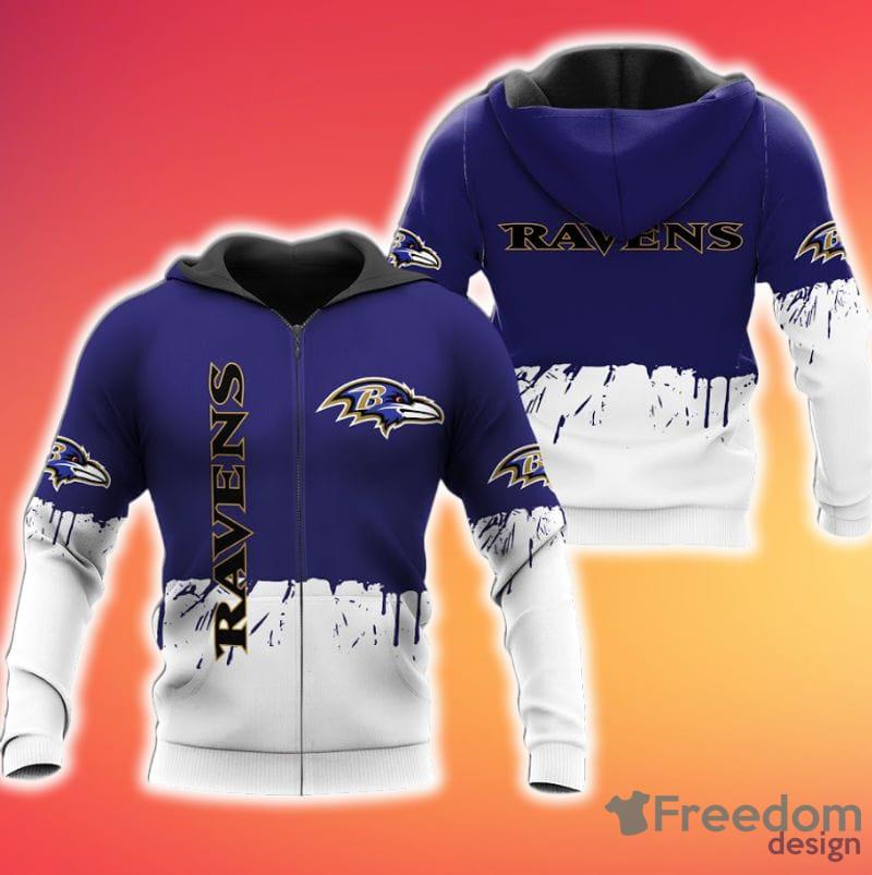 Baltimore Ravens Hoodie Mens Sports Sweatshirt Pullover Fans Hooded Jacket  Gifts