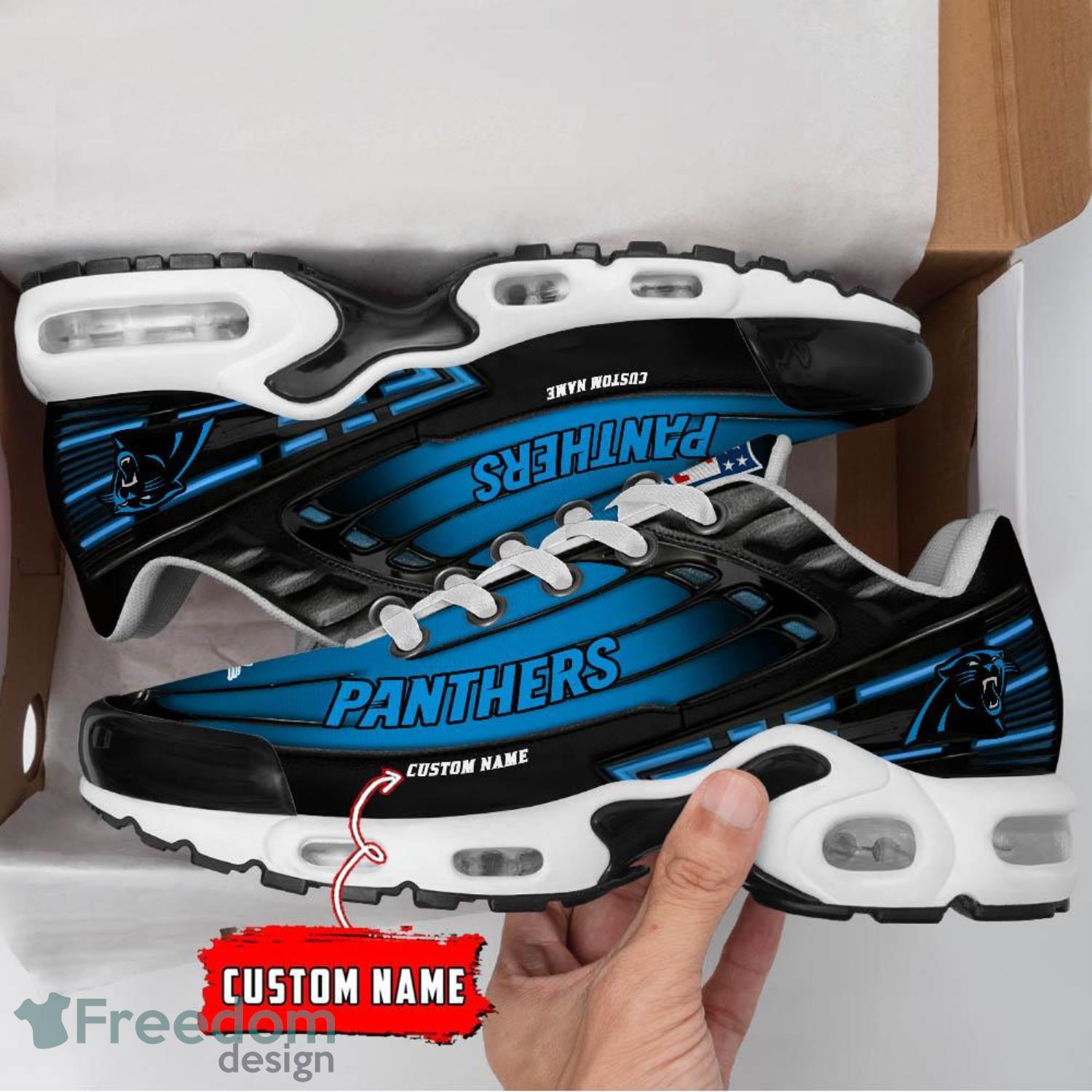 Limited Edition] NFL Carolina Panthers Custom Nike Air Force Sneakers