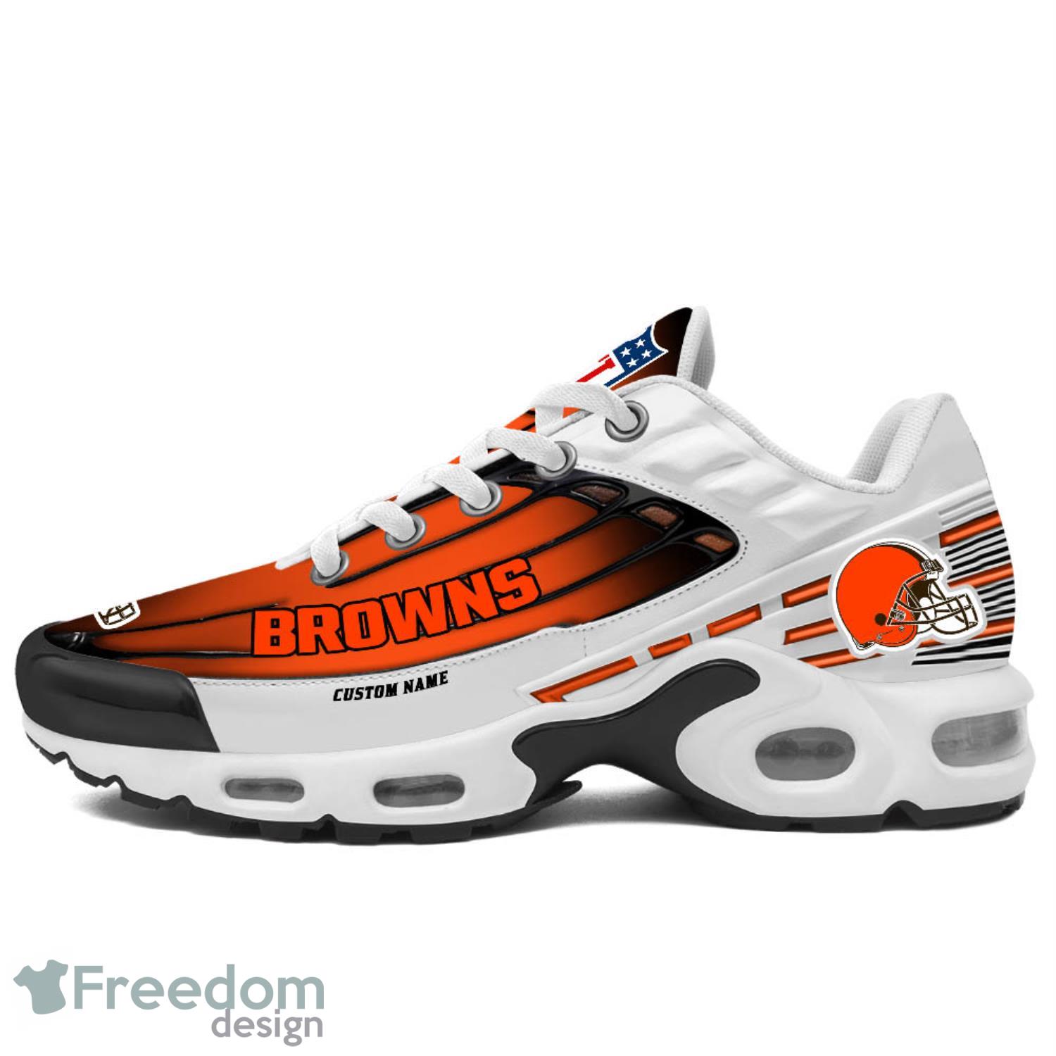 NFL Cleveland Browns Air Cushion Sport Shoes Ultra Custom Name Special Gift  For Fans - Freedomdesign