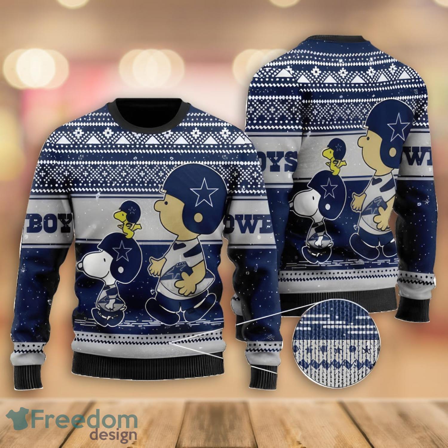 NFL Dallas Cowboys Christmas Gift All Over Print Ugly Christmas Sweater -  Freedomdesign