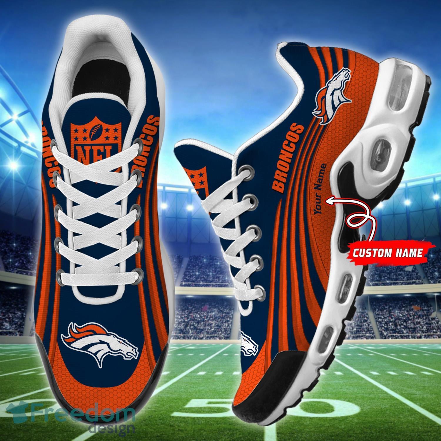 NFL Denver Broncos Air Cushion Sport Shoes Custom Name Special