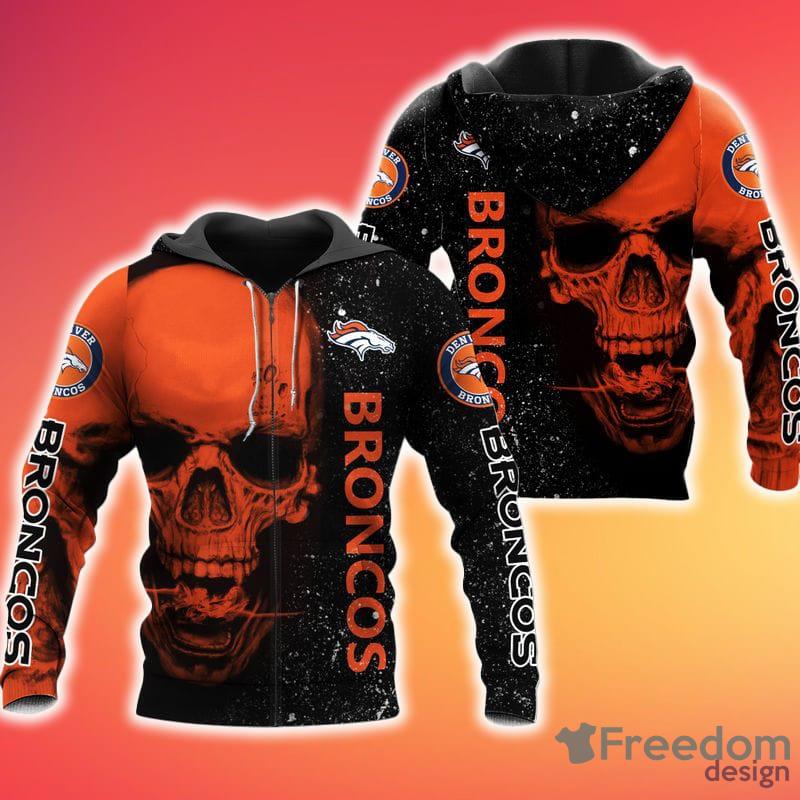 Denver Broncos NFL Ugly Stadiums Christmas 3D Zip Hoodie Custom Number And  Name - Freedomdesign