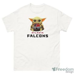 NFL Football Atlanta Falcons Baby Yoda Star Wars Sport Gift T- Shirt - G500 Men’s Classic T-Shirt