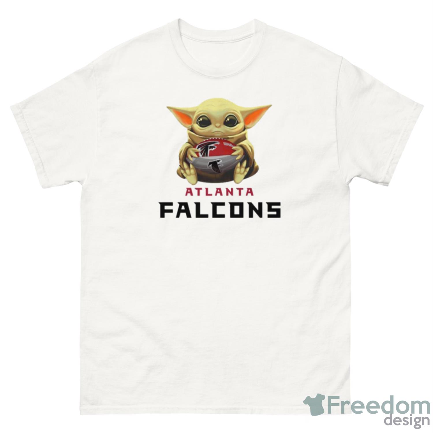 nfl-football-atlanta-falcons-baby-yoda-star-wars-sport-gift-t-shirt-1.jpeg NFL Football Atlanta Falcons Baby Yoda Star Wars Sport Gift T- Shirt - G500 Men’s Classic T-Shirt