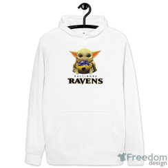 NFL Football Baltimore Ravens Baby Yoda Star Wars Sport Gift Shirt Product Photo 3