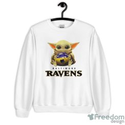 NFL Football Baltimore Ravens Baby Yoda Star Wars Sport Gift Shirt