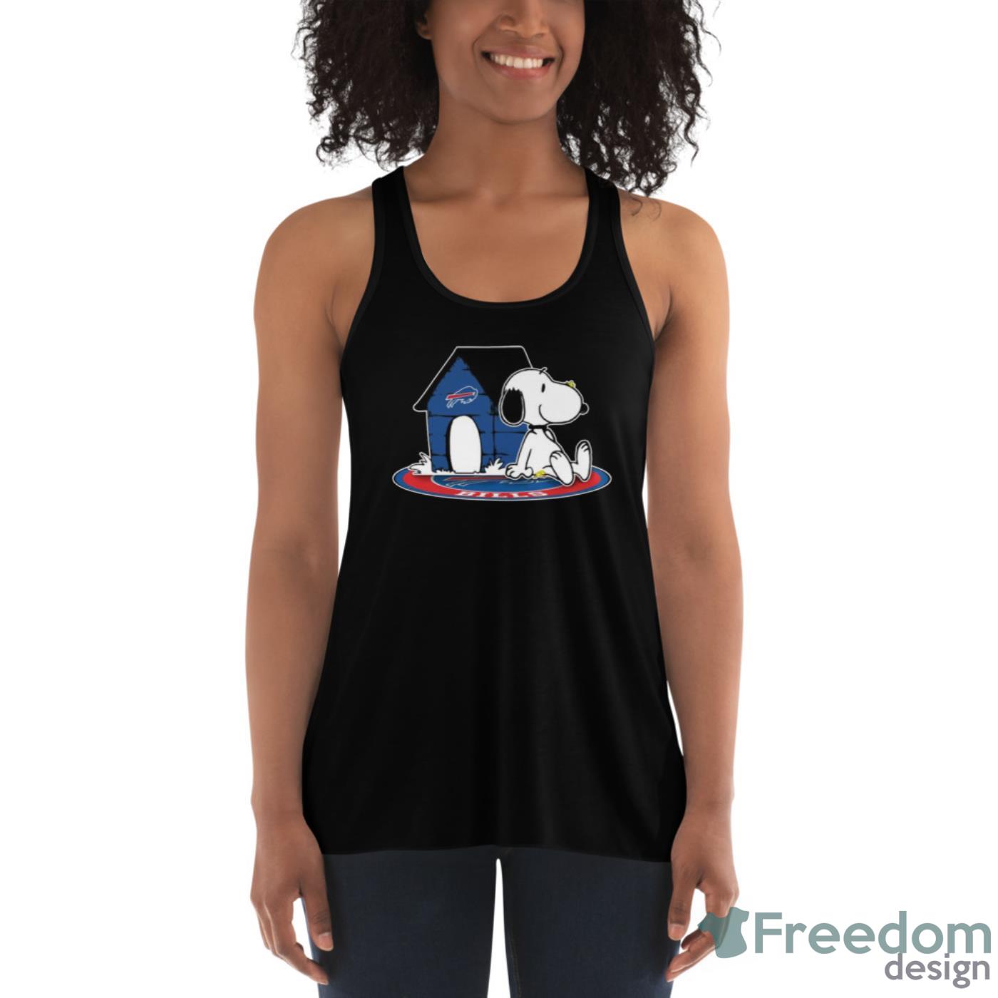 NFL Football Buffalo Bills Snoopy The Peanuts Movie Shirt T Shirt - Womens Flowy Racerback Tank NFL Football Buffalo Bills Snoopy The Peanuts Movie Shirt T Shirt - Womens Flowy Racerback Tank