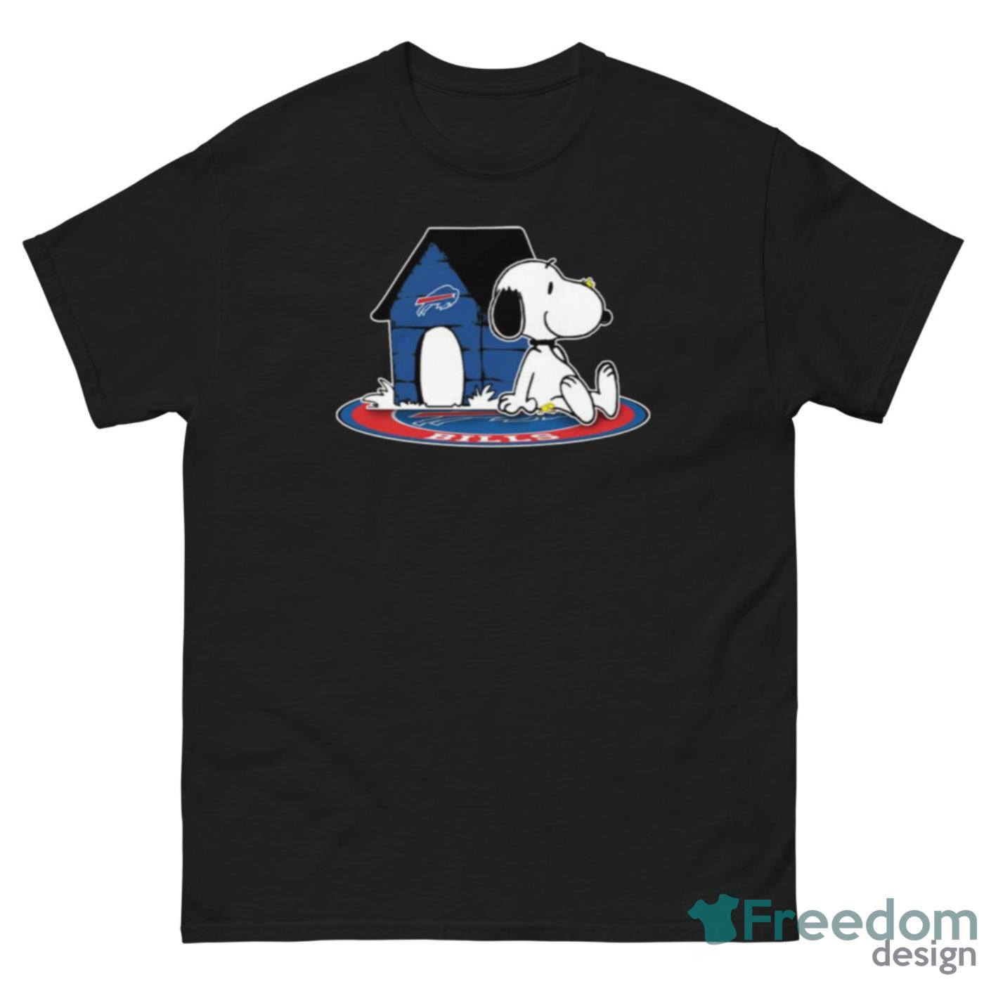 NFL Football Buffalo Bills Snoopy The Peanuts Movie Shirt T Shirt - G500 Men’s Classic Tee