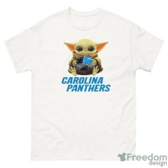 NFL Football Carolina Panthers Baby Yoda Star Wars Sport Gift T- Shirt - G500 Men’s Classic T-Shirt