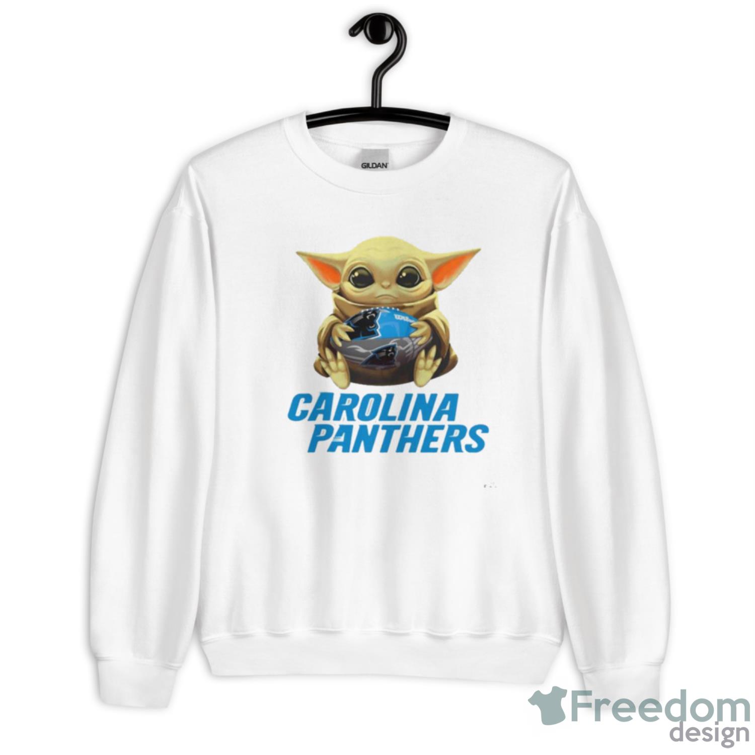 NFL Football Carolina Panthers Baby Yoda Star Wars Sport Gift T Shirt image NFL Football Carolina Panthers Baby Yoda Star Wars Sport Gift T- Shirt - G185 Unisex Heavy Blend Crewneck Sweatshirt