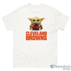 NFL Football Cleveland Browns Baby Yoda Star Wars Sport Gift T- Shirt - G500 Men’s Classic T-Shirt
