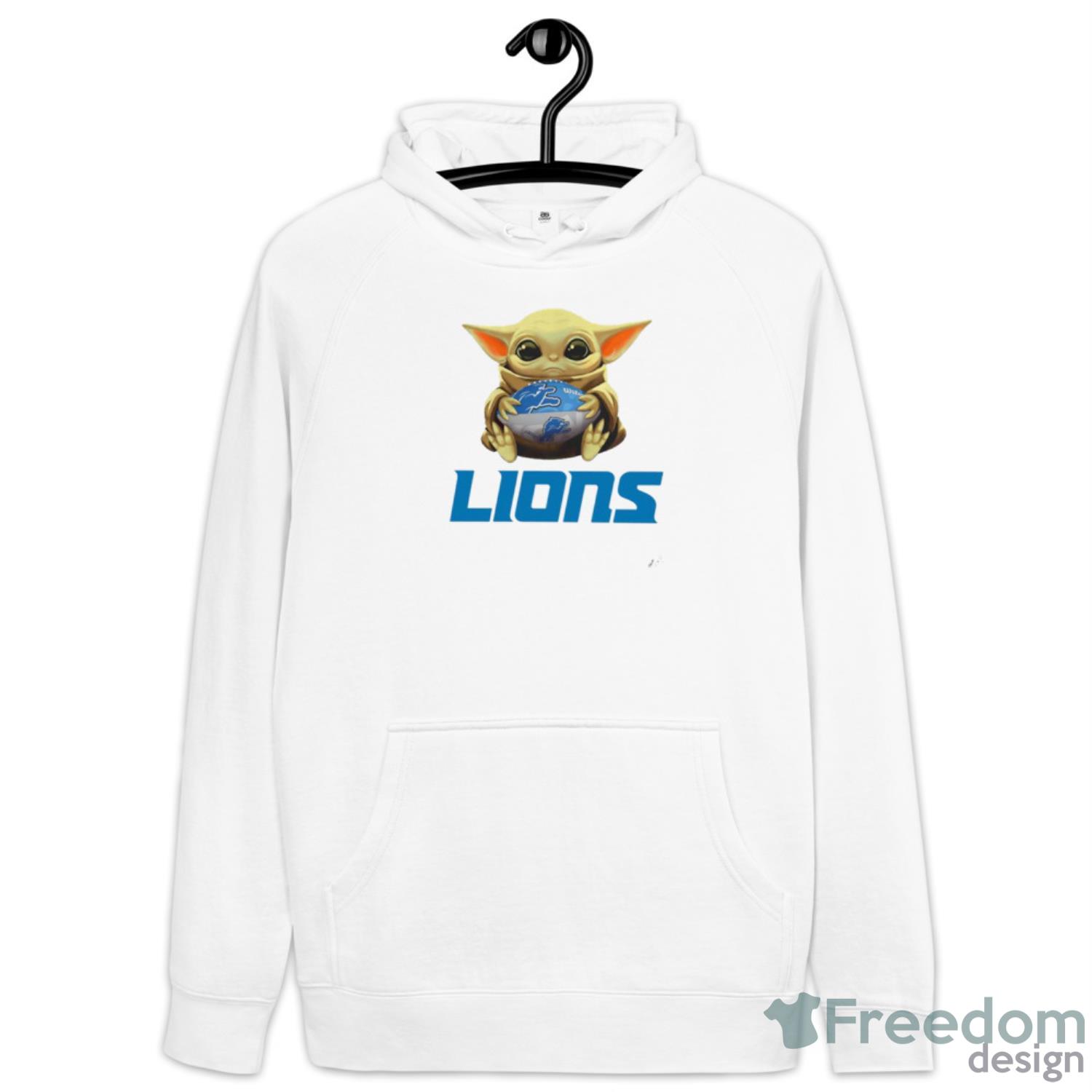 NFL Football Detroit Lions Baby Yoda Star Wars Sport Gift T Shirt image NFL Football Detroit Lions Baby Yoda Star Wars Sport Gift T- Shirt - Hoodie