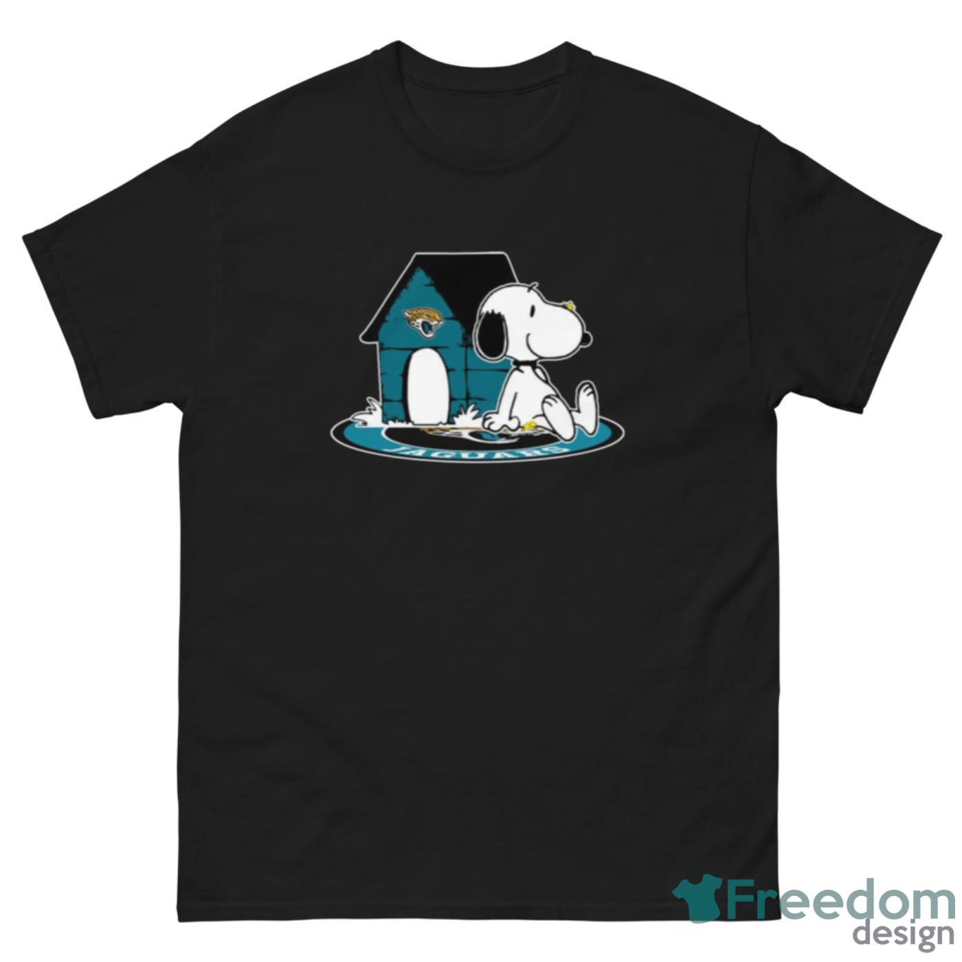 NFL Football Jacksonville Jaguars Snoopy The Peanuts Movie Shirt T Shirt - G500 Men’s Classic Tee