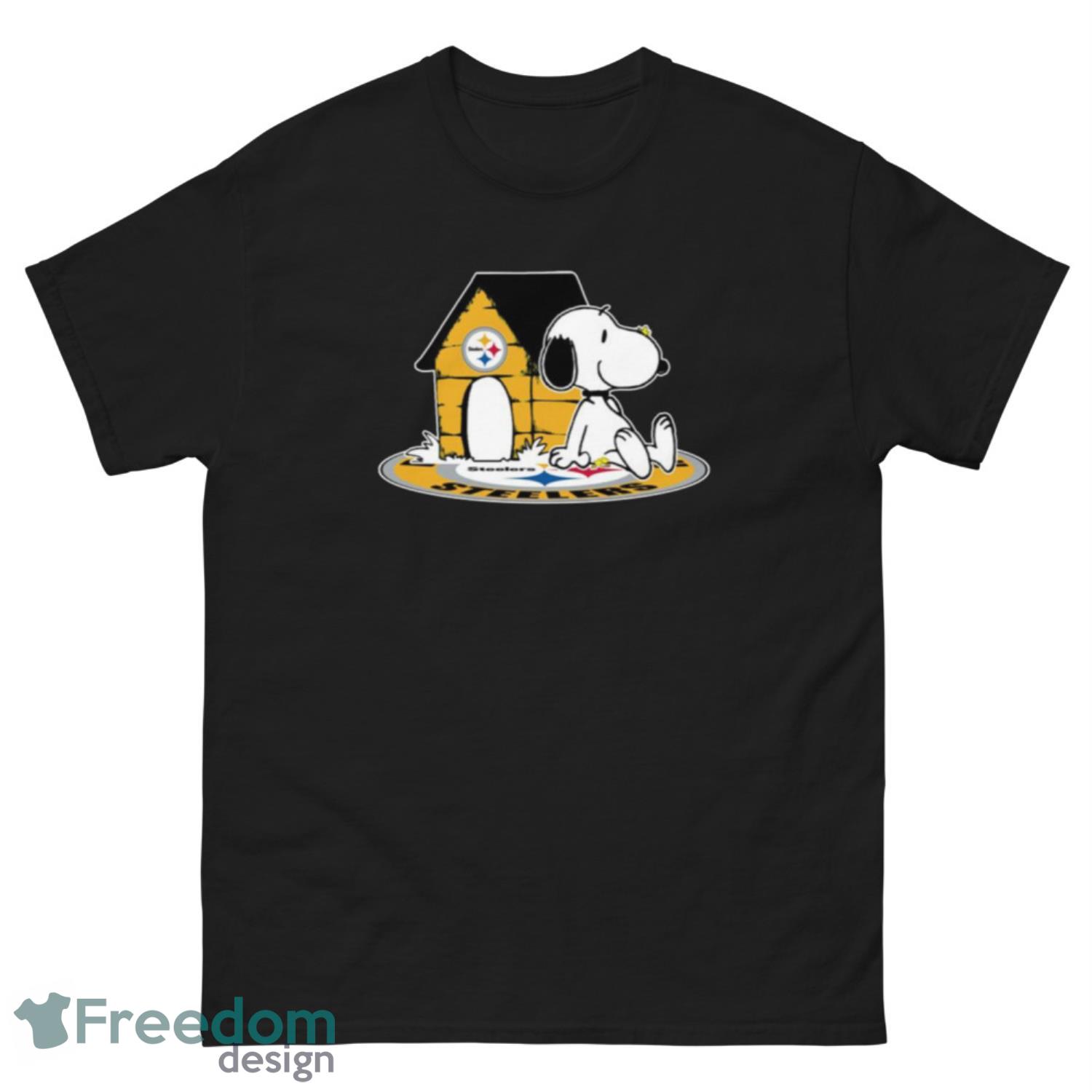 NFL Football Pittsburgh Steelers Snoopy The Peanuts Movie Shirt T Shirt - G500 Men’s Classic Tee