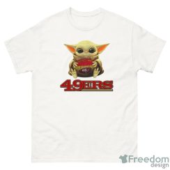 NFL Football San Francisco 49ers Baby Yoda Star Wars Sport Gift Shirt Product Photo 2