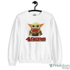 NFL Football San Francisco 49ers Baby Yoda Star Wars Sport Gift Shirt Product Photo 1