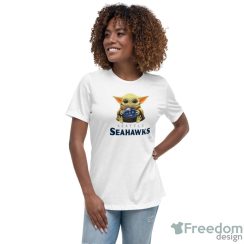 NFL Football Seattle Seahawks Baby Yoda Star Wars Sport Gift Shirt Product Photo 4