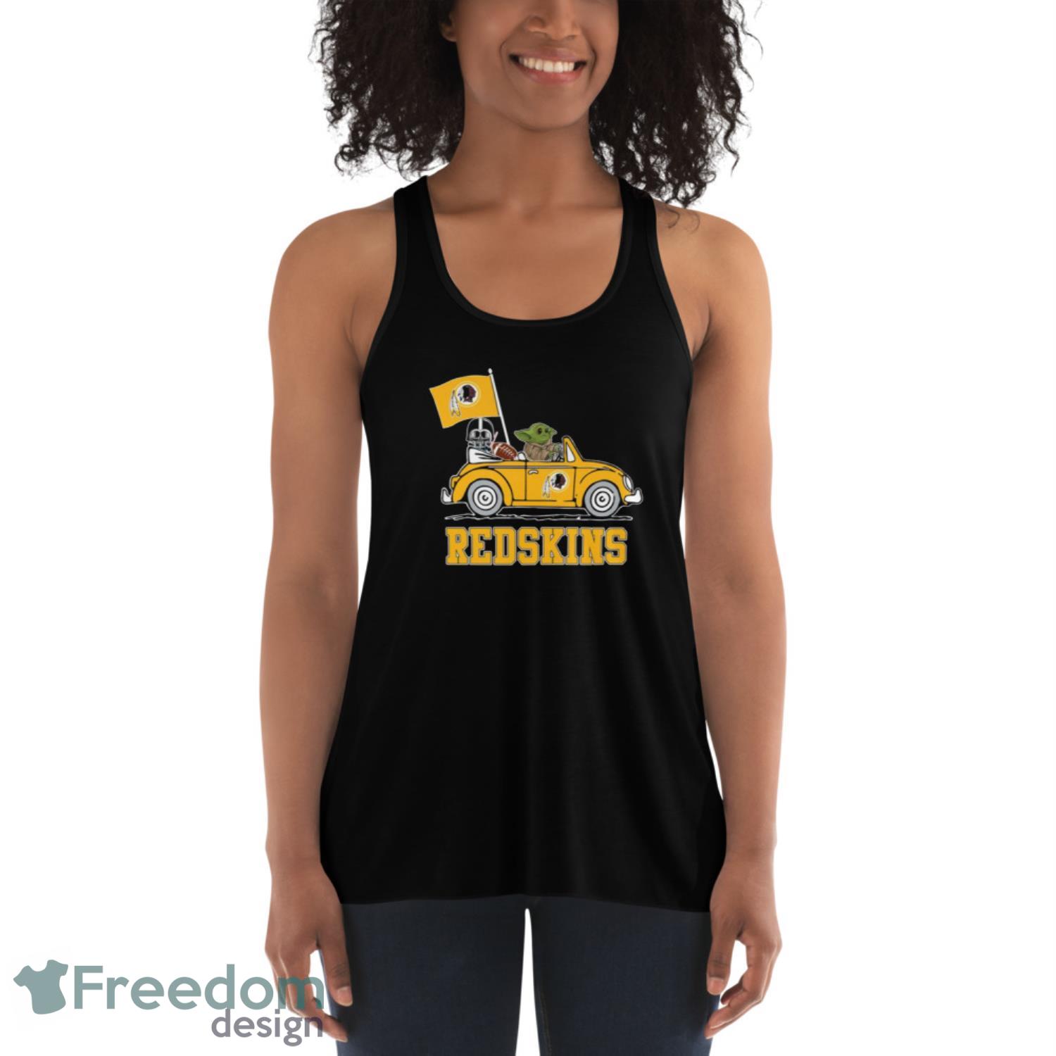 NFL Football Washington Redskins Darth Vader Baby Yoda Driving Star Wars Shirt T Shirt image NFL Football Washington Redskins Darth Vader Baby Yoda Driving Star Wars Shirt T Shirt