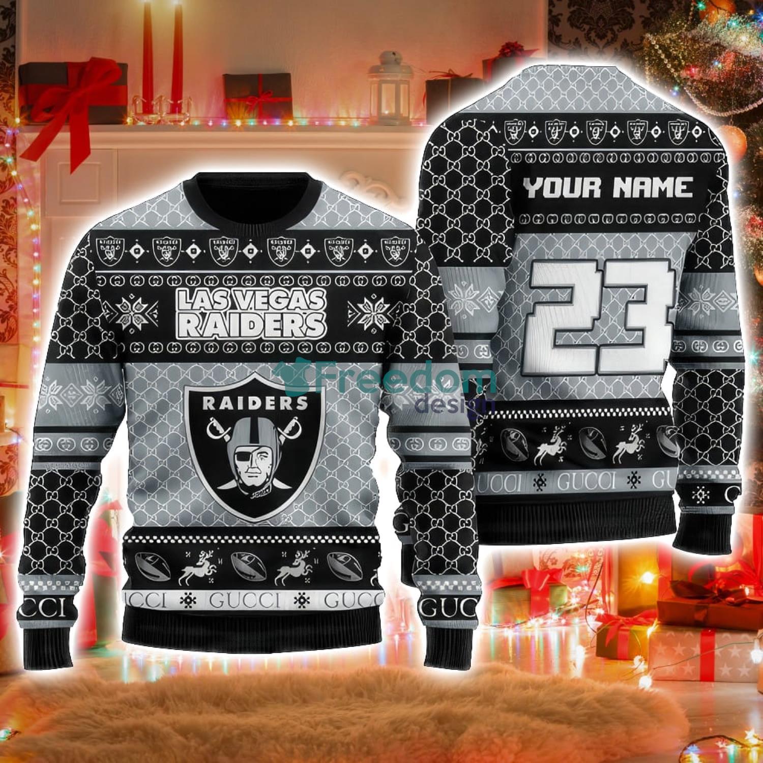 Los Angeles Chargers NFL blue Ensemble AOP Custom Number And Name Ugly  Christmas Sweater Black Gift For Fans - Freedomdesign