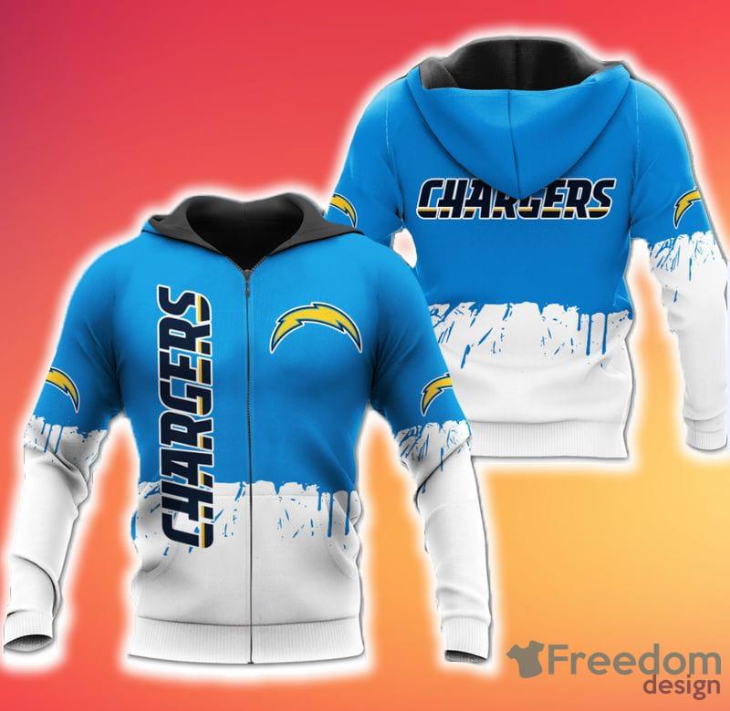 Los Angeles Chargers NFL Christmas Personalized Hoodie Zipper