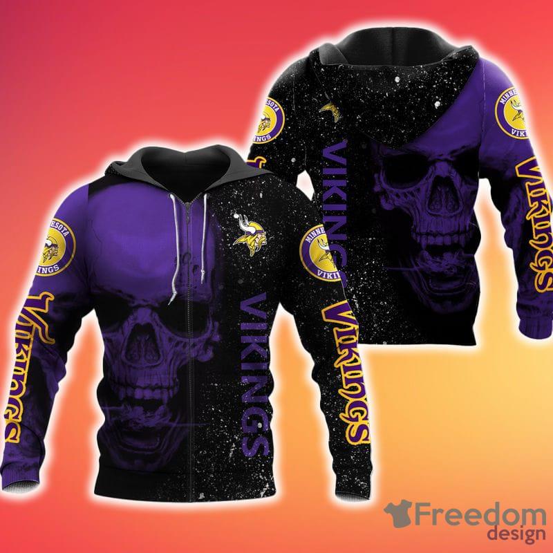 Minnesota Vikings NFL Hunting Camo Hoodie 3D For Fans