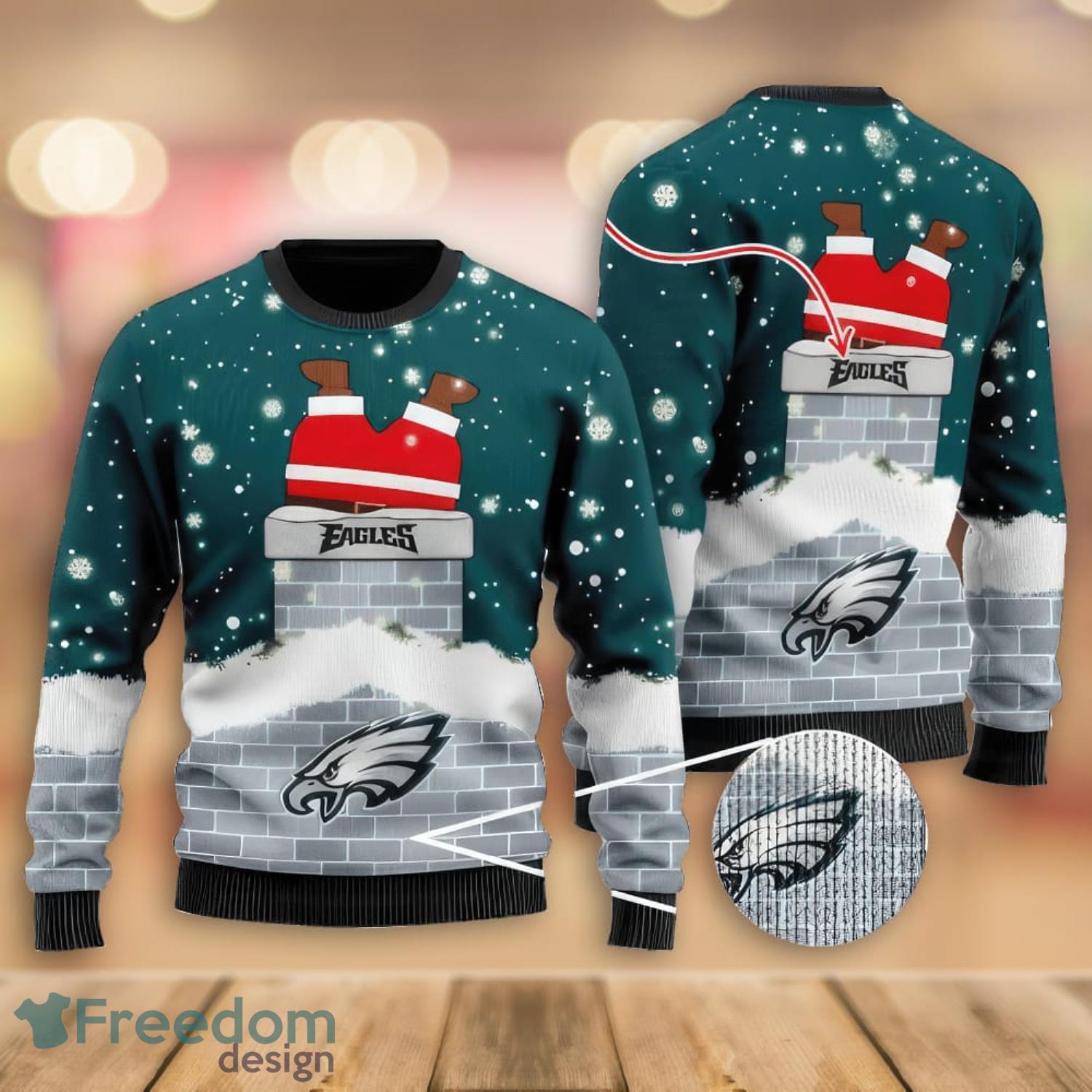 Chimney Miami Dolphins Ugly Christmas Sweater