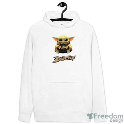 NHL Hockey Anaheim Ducks Star Wars Baby Yoda Sport Gift Shirt Product Photo 3