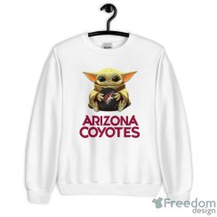 NHL Hockey Arizona Coyotes Star Wars Baby Yoda Sport Gift T- Shirt
